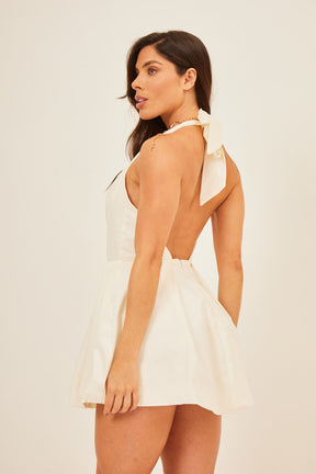 Vestido Curto Balone Frente Única Safira