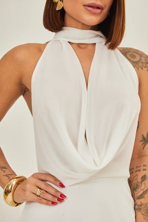 Vestido Frente Única Com Babados Lidi